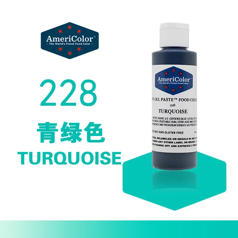 NONE 128 g wasserbasiertes Americanolor American Baked Cake Cream Piping Coloring Cake Baking Dekorationszubehör 10