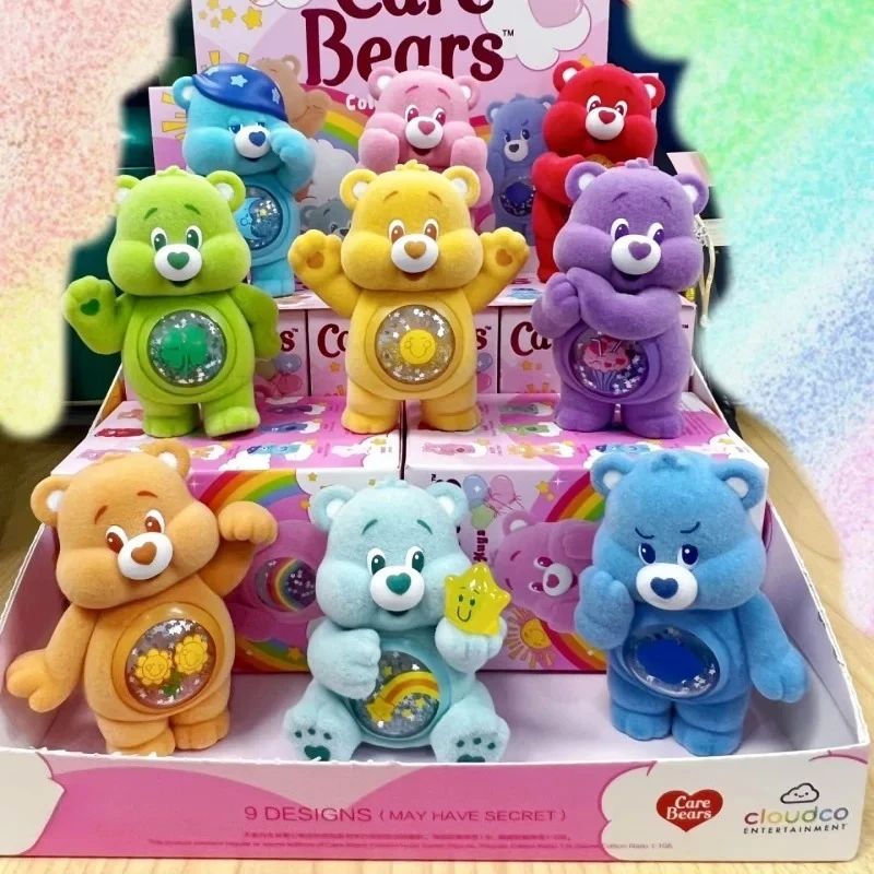

Miniso New Carebears Love Bears Colorful Embrace Series Figure Blind Box Trendy Toys Girls Birthday Gifts Christmas Gifts