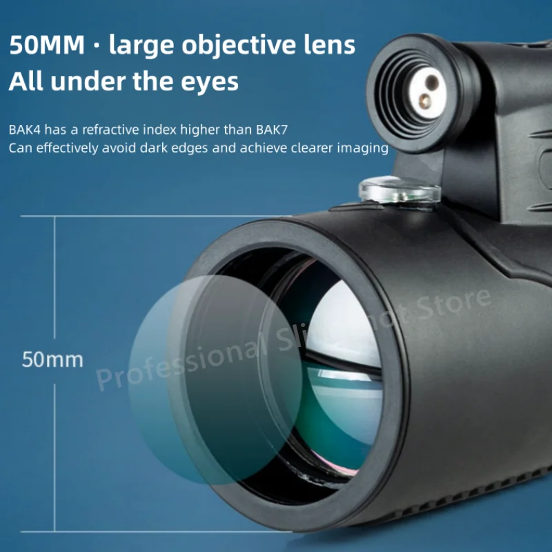 50X قوية أحادي العين مصباح ليد التحكم عن بعد عالية الوضوح BAK4 بريزم المحمولة المهنية الصيد سفينة رحلة بحرية #2