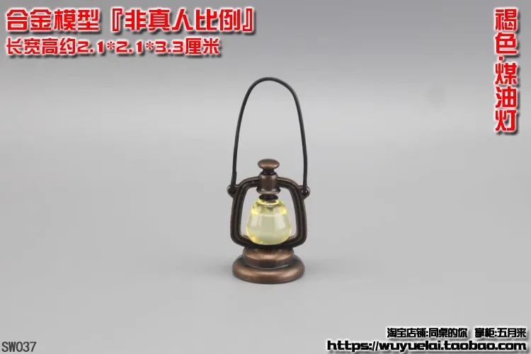 В наличии 1/6 1/12 масштаб солдат миниатюрная ретро масляная лампа кукольный домик модель аксессуары для 12 ''6'' фигурка