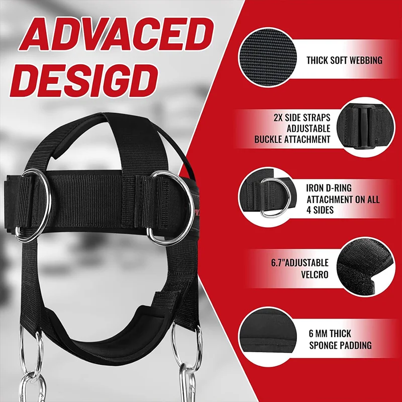 Jaffick Neck Harness for Increases Neck Core Strength With 40\