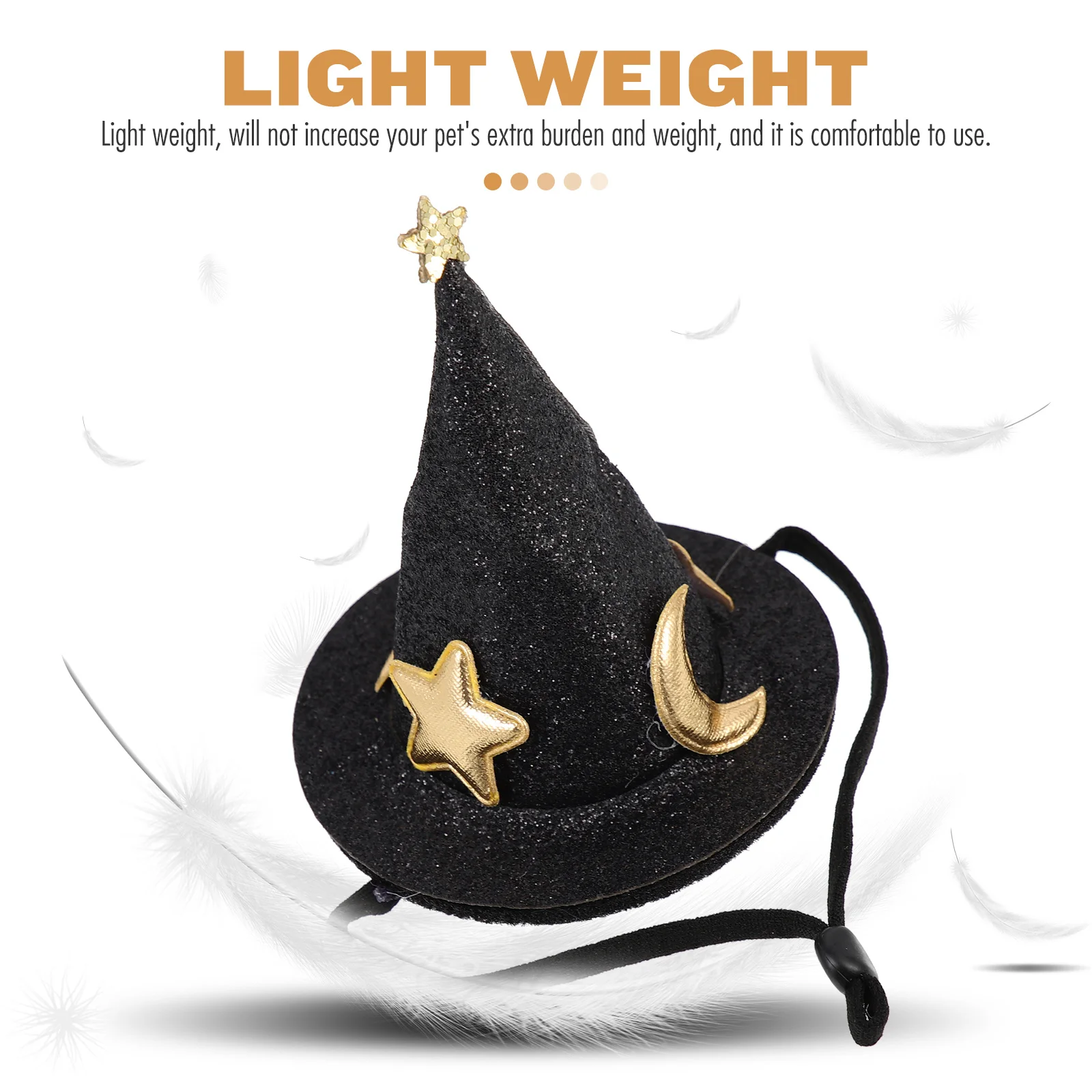 

Adjustable Mini Hamster Hat Halloween Small Costume Lightweight Cute Headwear for Small Animals Party