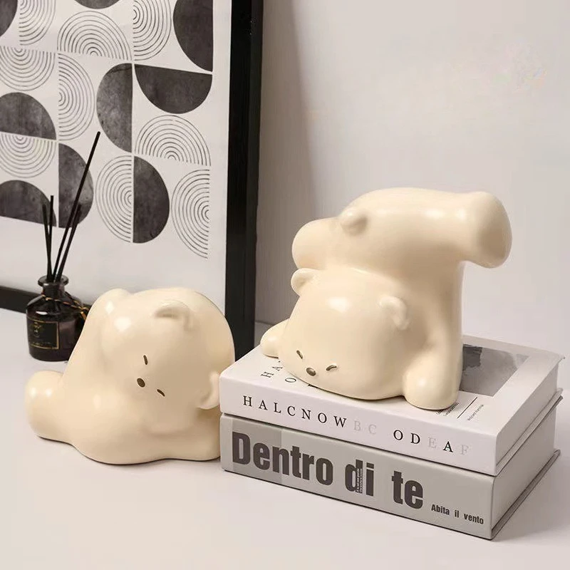 cute-white-bear-bookends-book-stopper-office-accessories-ceramic-desktop-ornament-cabinet-porch-bookcase-home-decor