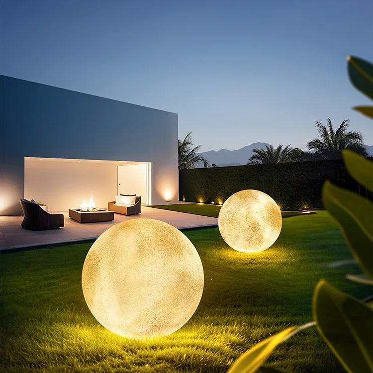 Moon lights, outdoor lawn lights, solar courtyard chandeliers, B&B patios, landscaping, waterproof gardens, lawn lights