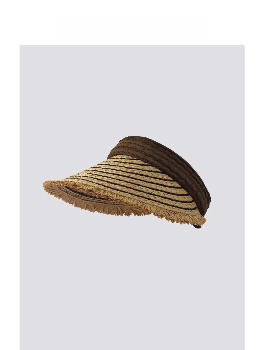 summer-sun-protection-straw-woven-empty-top-hat-large-brim-hat-breathable-hat-loose-feeling-empty-top-hat-traveling