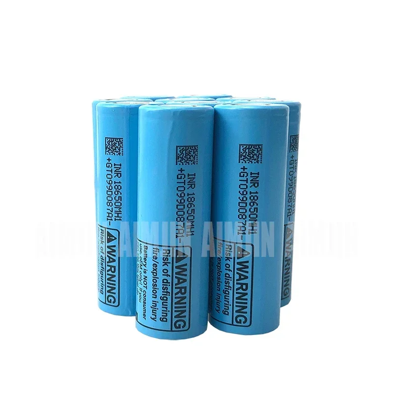 Batería recargable de iones de litio para drones, herramientas eléctricas y linternas, 10A, 3,7 V,18650, MH1, 3200mAh