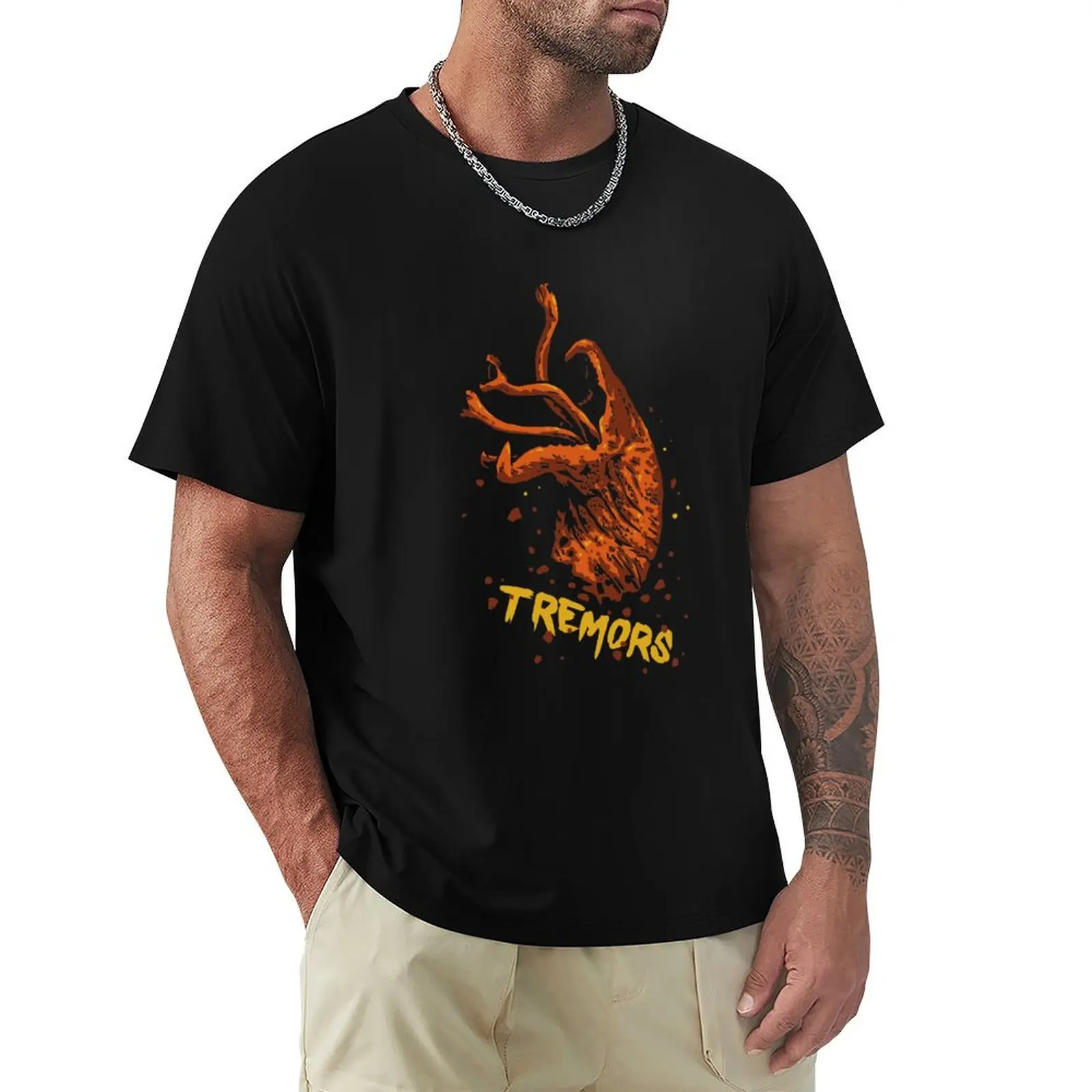 

Tremors shirt and product design T-Shirt tops quick-drying men clothings