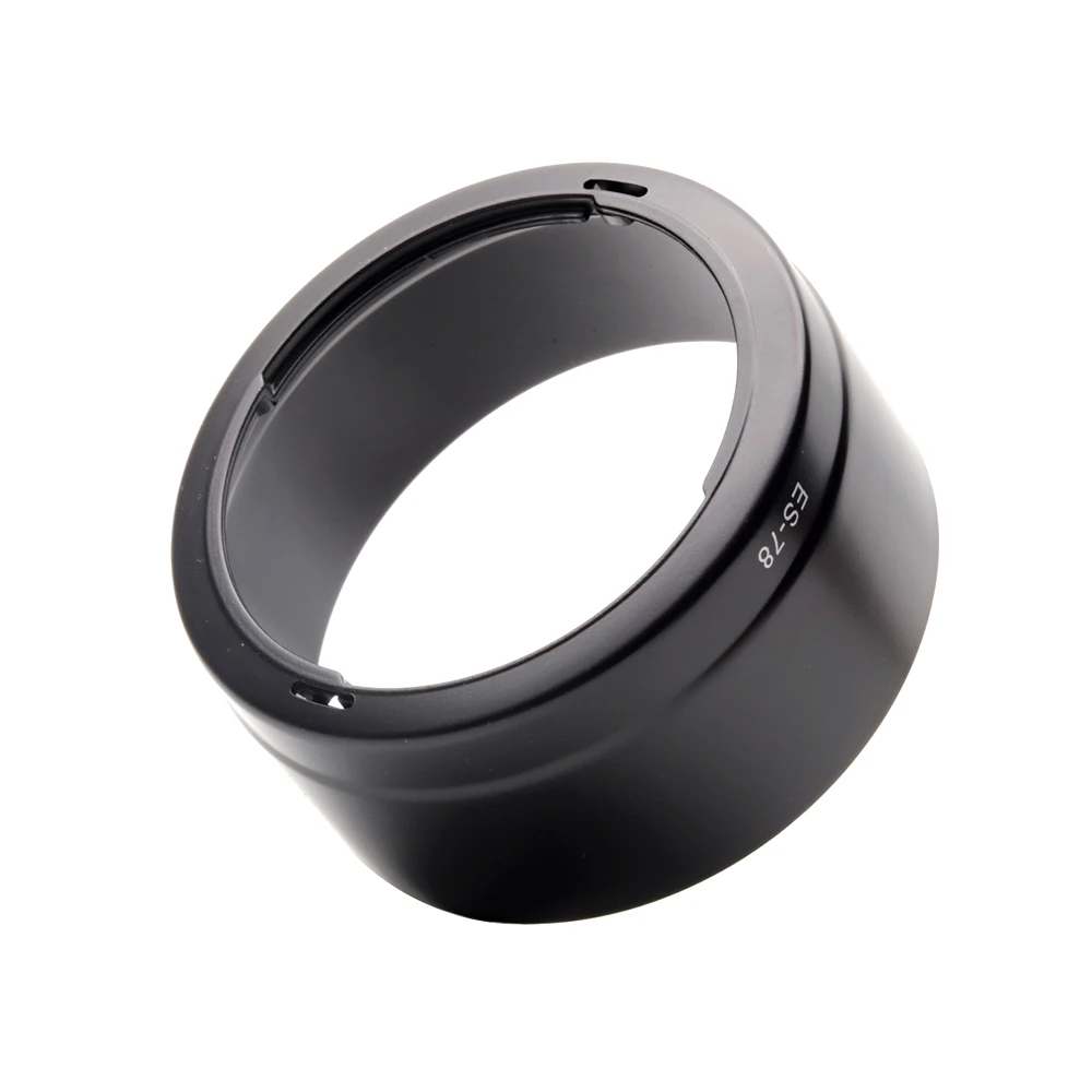 ES-78 for Canon EF 50mm f/1.2L USM Bayonet lens hood Plastic Black