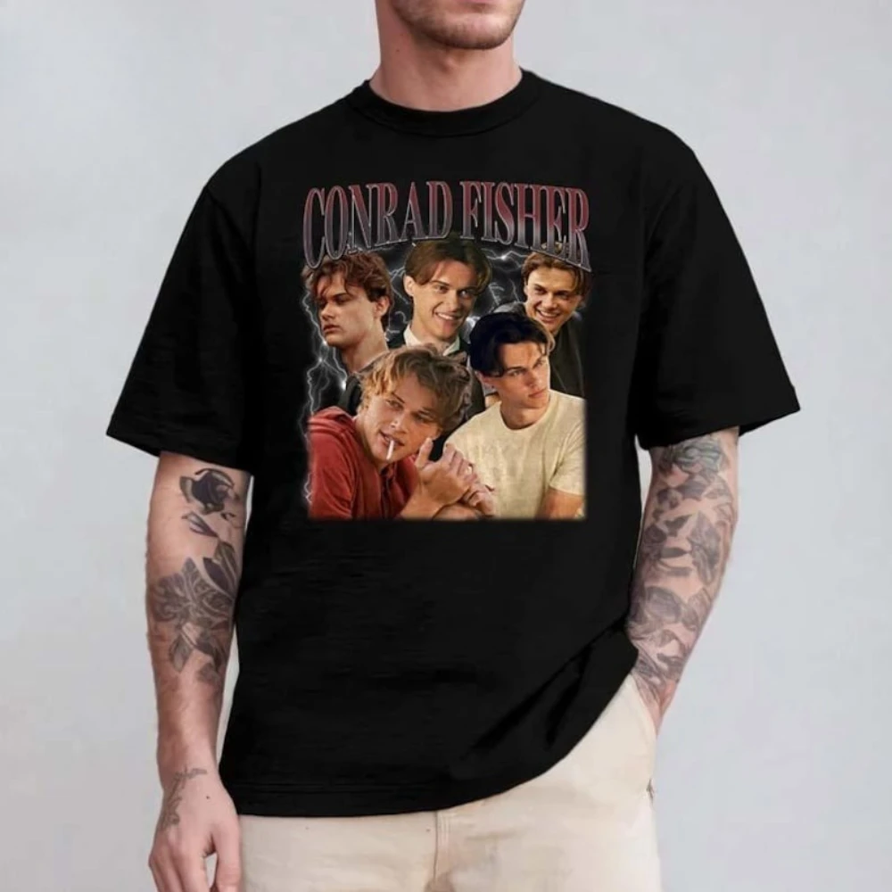 خمر كونراد فيشر تي شيرت الصيف تحولت جميلة الموسم 3 امرأة رجل فيلم الجرافيك تي شيرت موضة عادية القطن قميص