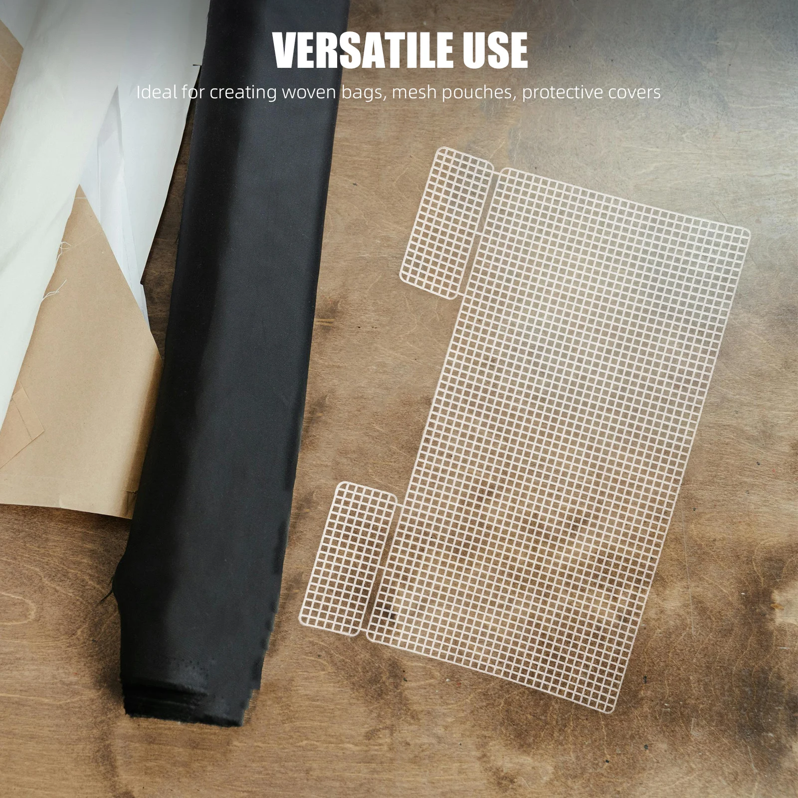 

4 Pcs Plastic Mesh Diy Bag Knitting Kit Craft Material for Bags The Circle Crochet Making