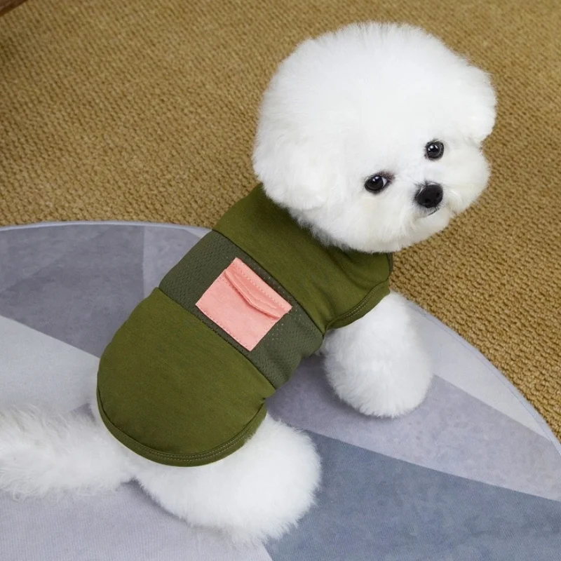 Chaleco suave de malla veraniego para perros cachorros Bichón y gatos - imagen 2
