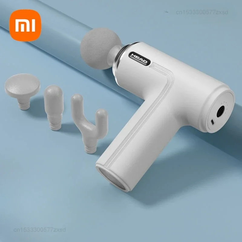 

Пистолет Xiaomi для расслабления головы, миниатюрный массажный прибор для всего тела, вибрирующий массажер для всего тела, несколько уровней регулировки, для фитнеса и расслабления