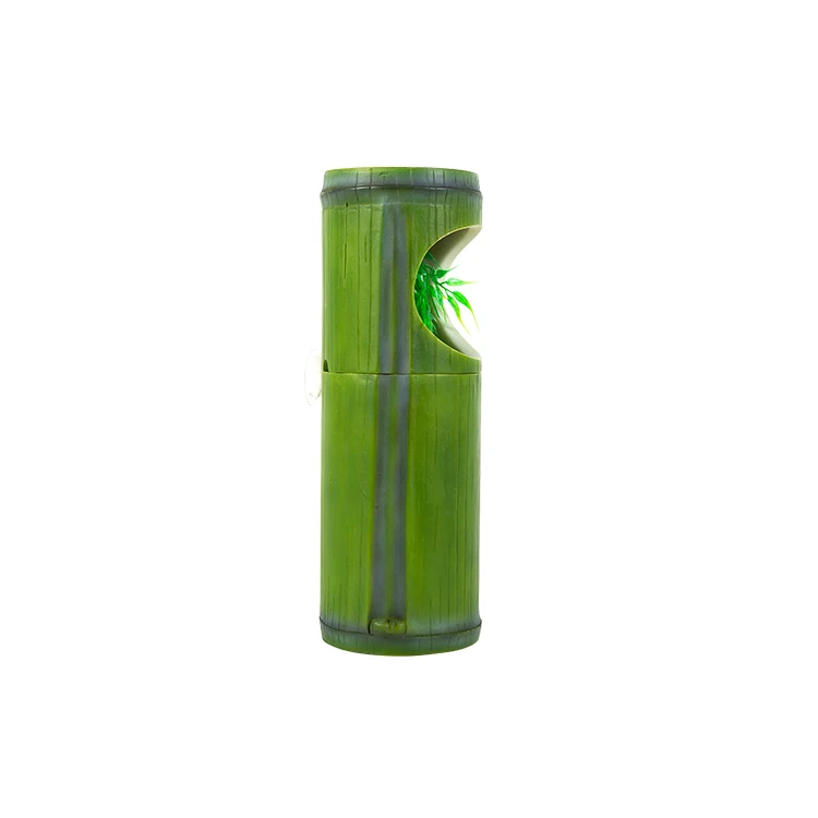 2 in 1 Bamboo Shape Drinking Fountain and Food Dish for Chameleons and Crested Geckos