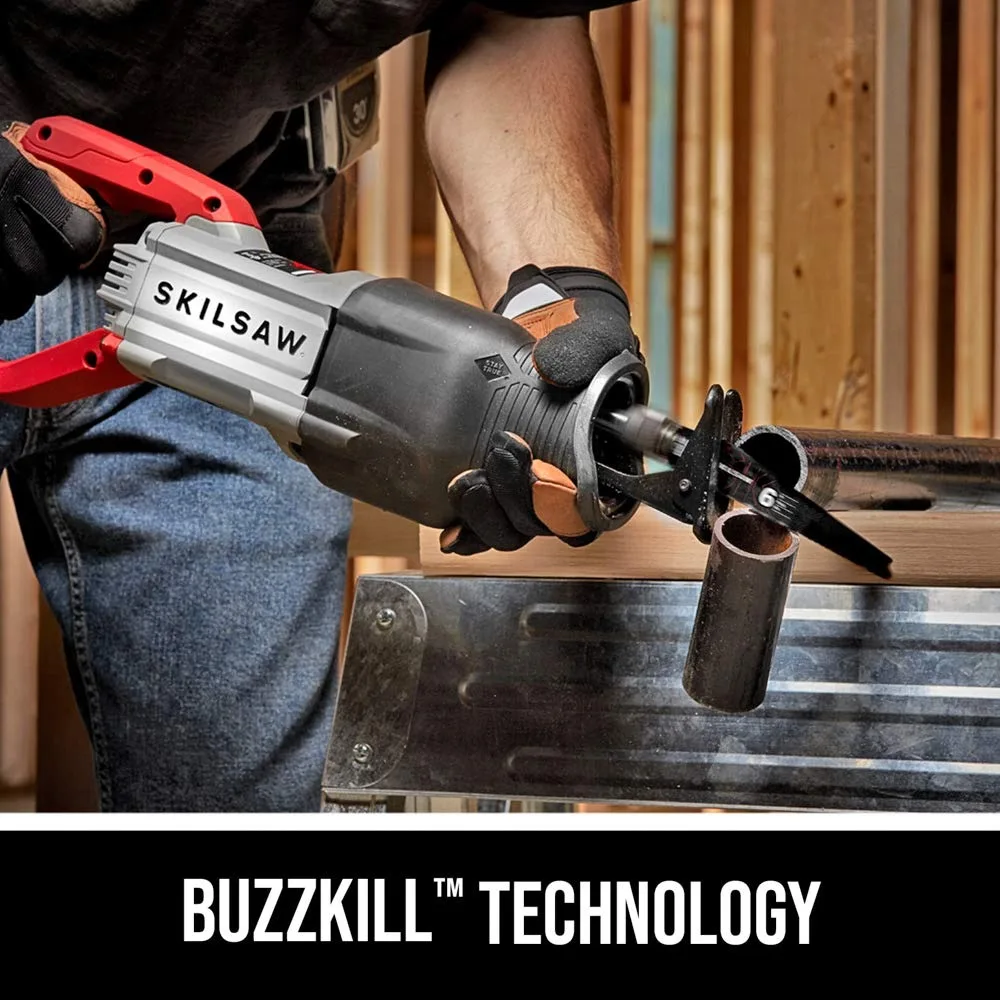 

13 Amp Corded Reciprocating Saw with Buzzkill Technology - SPT44A-00