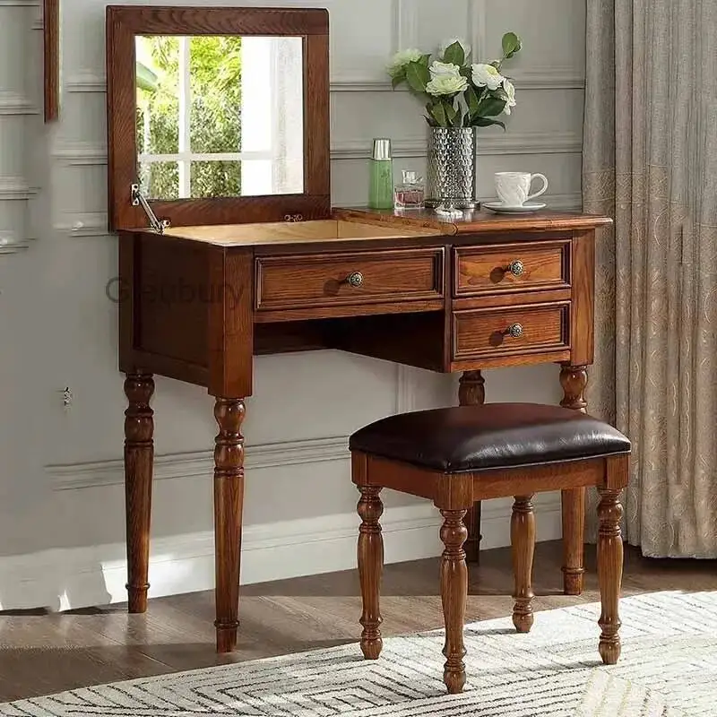 

Eithe Dresser Bedroom Stool Drawers Girl Makeup Women Luxury Dressing Table Storage Living Room Coiffeuse Nordic Home Furniture