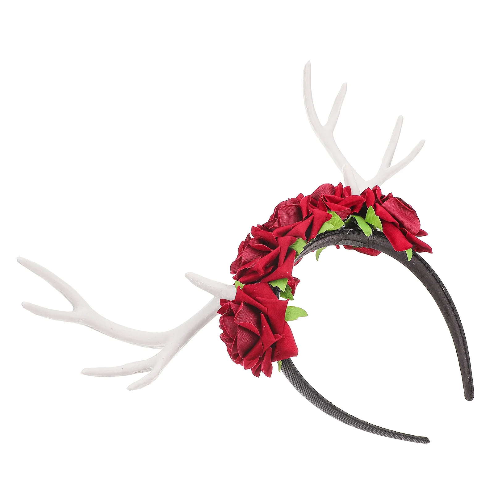 Weihnachten Stirnband weibliches Haar Zubehör Party Kopfschmuck Weihnachten Dekor Geweih weißen Hirsch Horn Kopf bedeckung