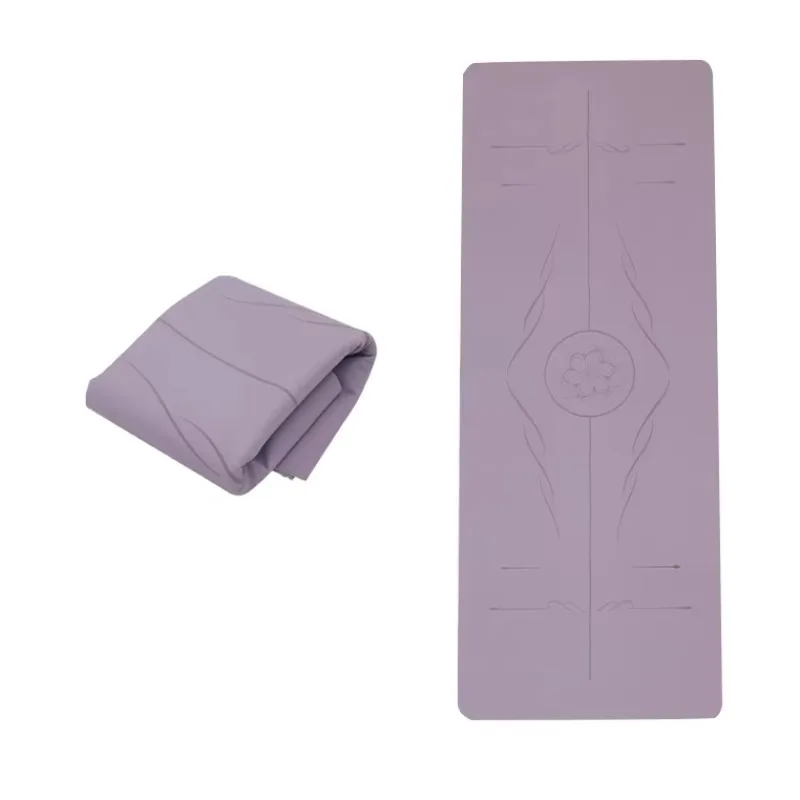 

YTYIN Custom Printed Organic Best Sports Travel Portable Gym Pink Pu Folding Gymnastics Eco Friendly Yoga Mat