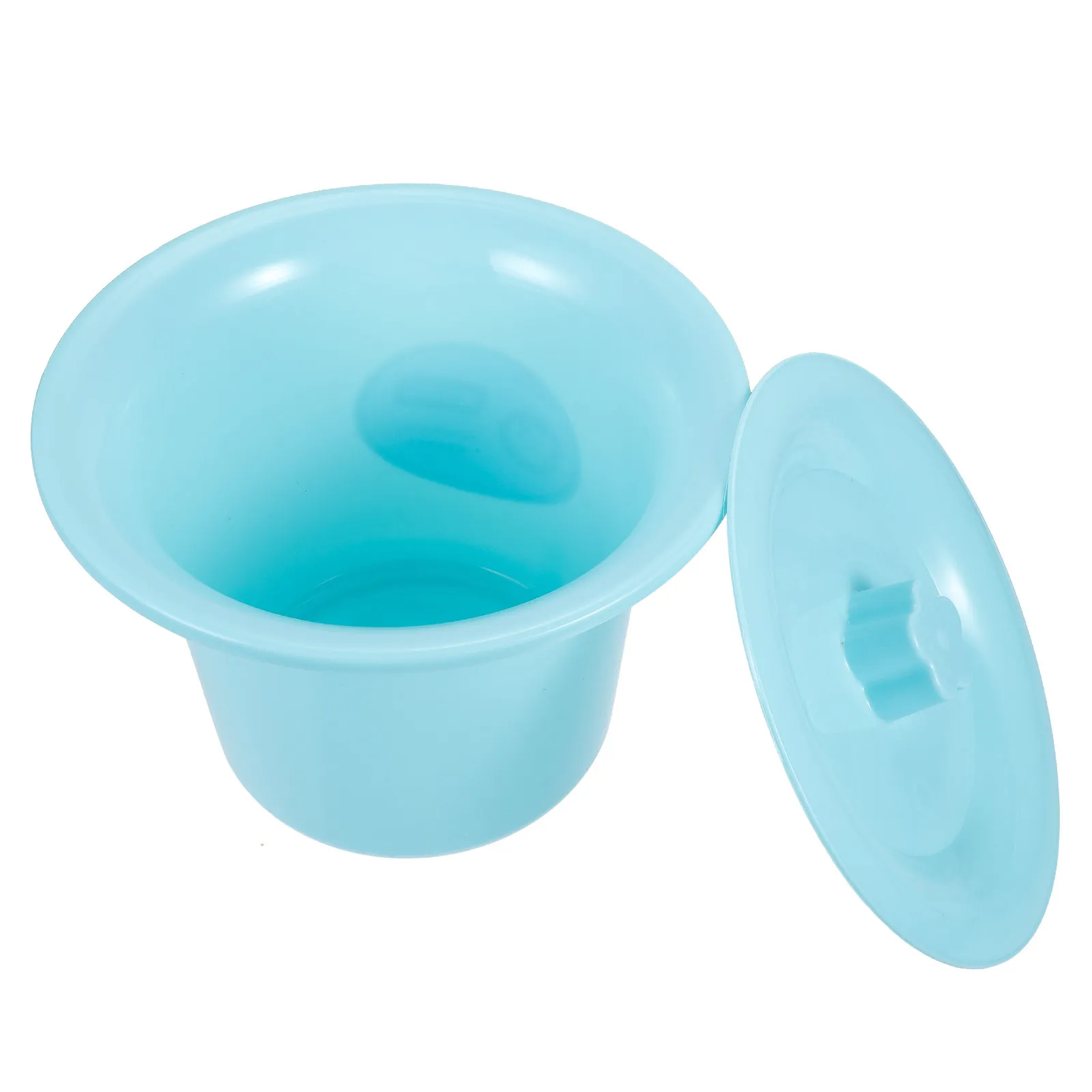 

Adult Chamber Pot Thick Plastic Covered Spittoon Night Urine Pot Portable Urinal Elderly Disabled Bedpans for Women