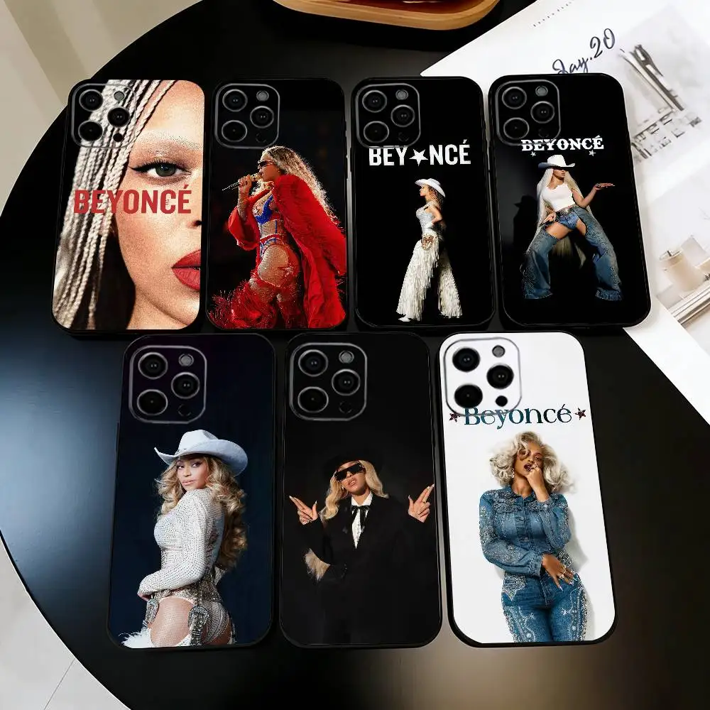 

B-Beyonce C-Cowboy Carter BC-ES Phone Case For iPhone 17, 16,15,14,13,12,11 Plus,Pro Max, Others Soft Black Cover