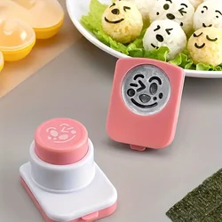 Seaweed Punch Embossing Machine,Smile Face Rice Ball Mold,DIY Sushi Tool,For Lunch Box Bento Box Decorating,Kitchen Gadgets