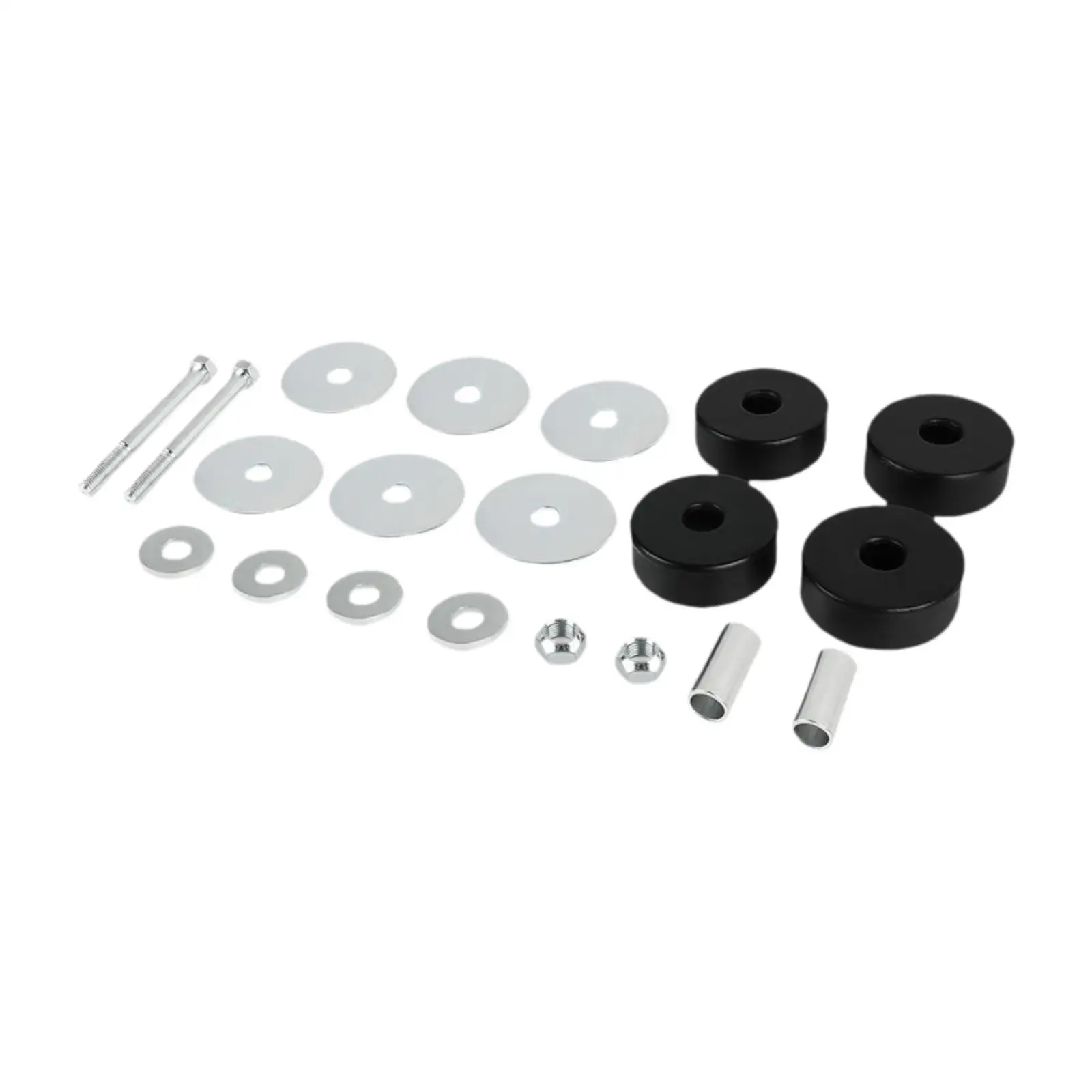 

Radiator Core Support Frame Bolt Pad Kit Mounting Hardware Garage Rubber Washers
