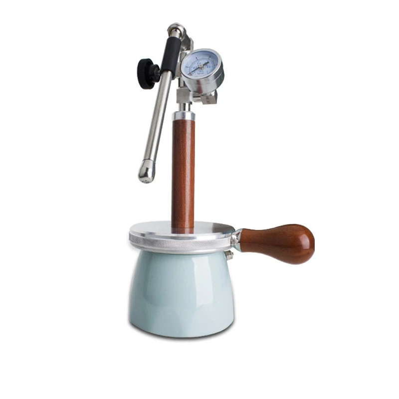 450ml Large Jug Air-Powered 4Bar Milk Frother for Coffee Machines, Camping Latte Art