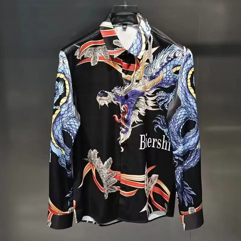 

2024, весенние новые мужские винтажные черные рубашки в социальном стиле Y2K, роскошные мужские белые ковбойские рубашки в стиле вестерн, дизайнерская классическая рубашка большого размера с горячими бриллиантами