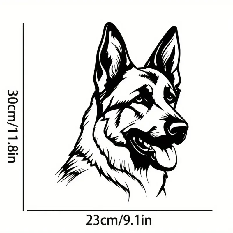 Hand-Forged K9 Wall Tactical German Shepherd Silhouette Powder-Coated Steel Police Memorial Decor for Training Centers