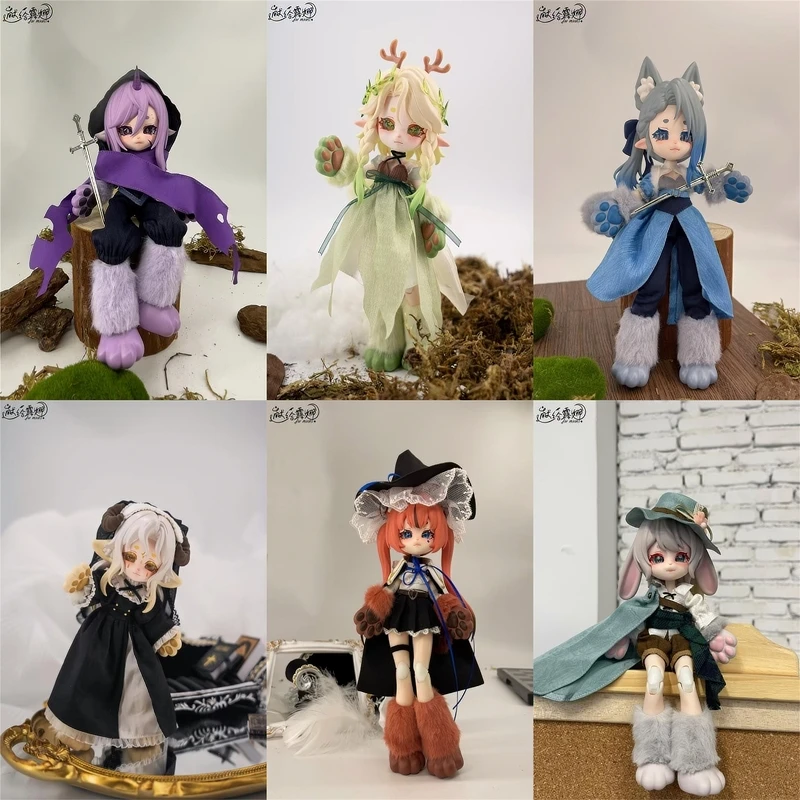 حقيقي مخصص لونا لسلسلة القمر Bjd صندوق أعمى شخصيات الحركة اللطيفة Mjd دمية مشتركة ألعاب عصرية حلية صندوق غامض هدية #6