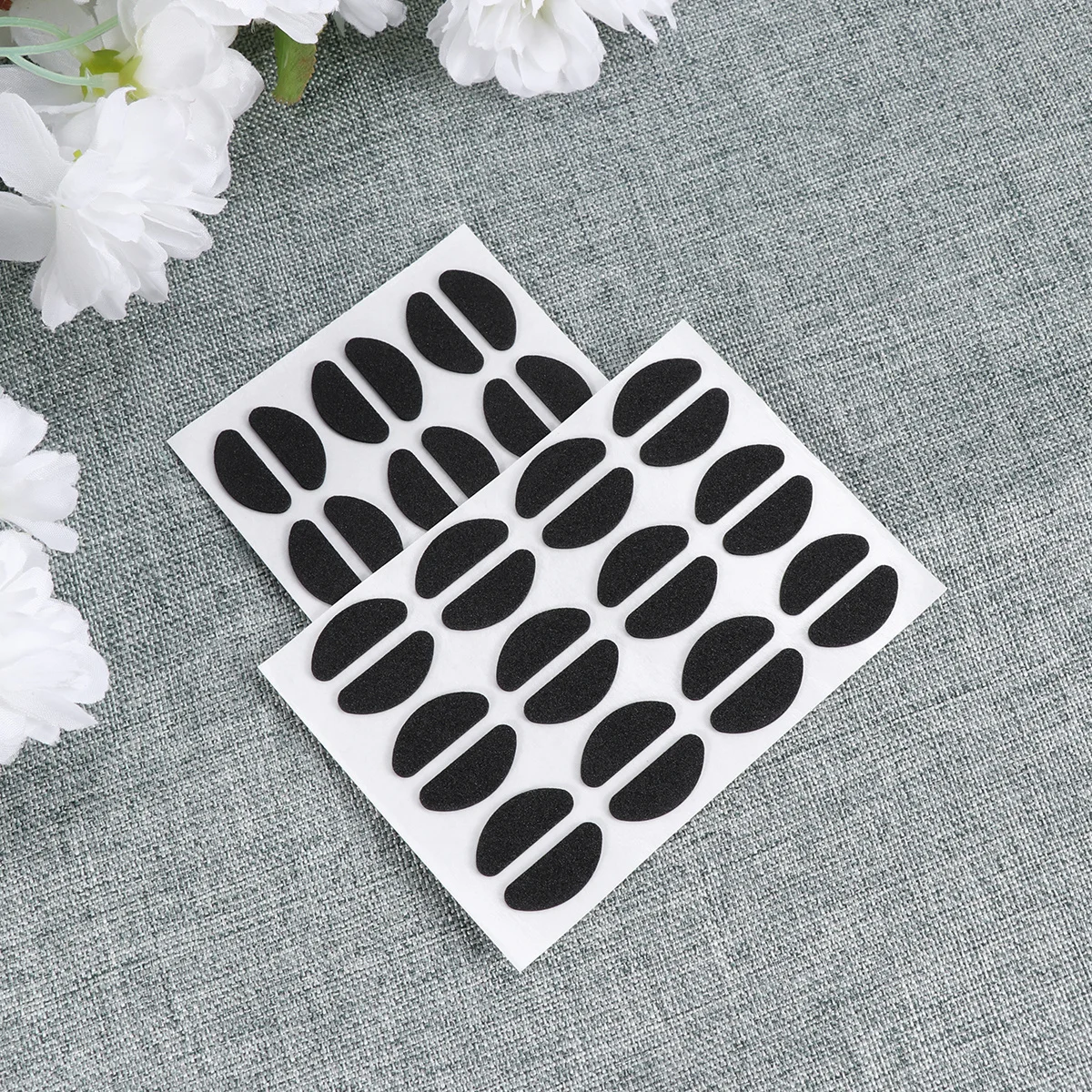 

84Pairs Black Anti Slip Eyeglass Nosepads Self Adhesive Easy Application Layered Eyeglass Nosepads Self Adhesive Nose Pads