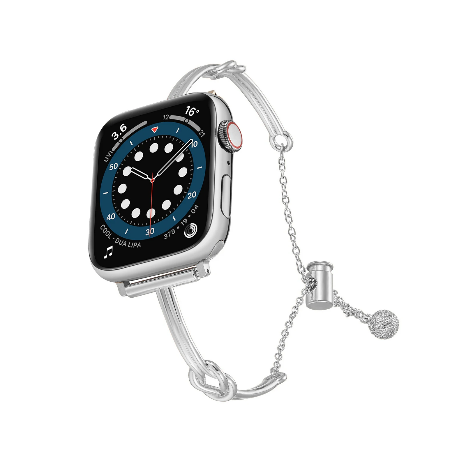 Suitable for AppleWatch strap iWatch 3/4/5/6/7/8SE metal knot bracelet strap