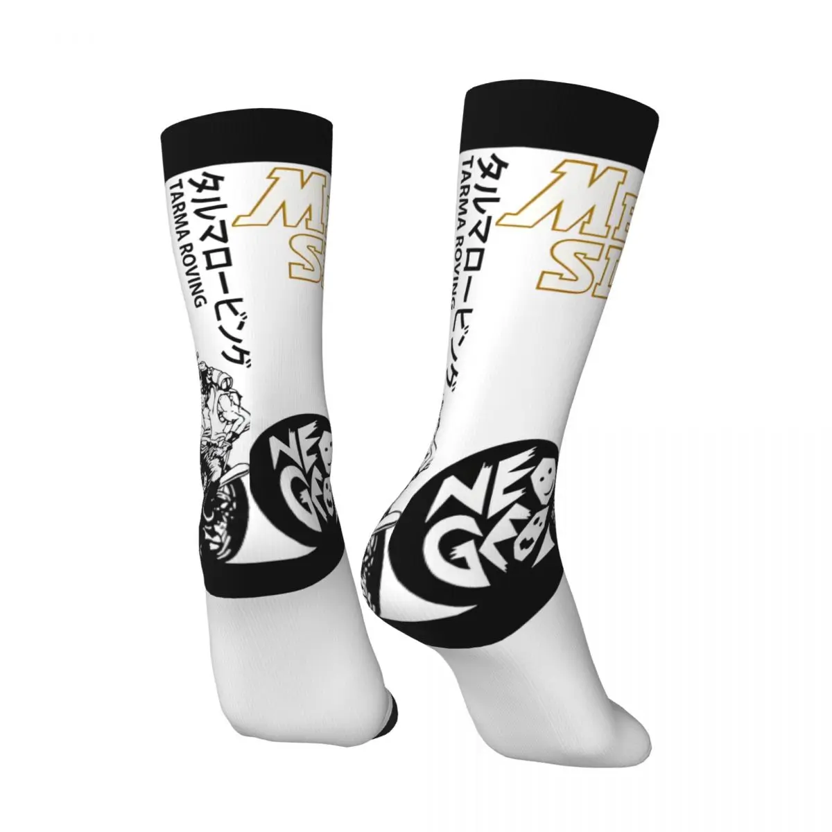 Crazy compression Tarma Roving Metal Slug Neo Geo SNK By Lilly And Mae Sock for Men Vintage Neo Geo Pattern Crew Sock Novelty