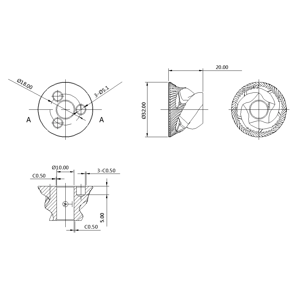 TASP Konisches Mahlwerk-Set aus Edelstahl, 48 mm, Kaffeemühle-Ersatzteile für Jura Saeco Magic Royal Strato Bosch Siemens