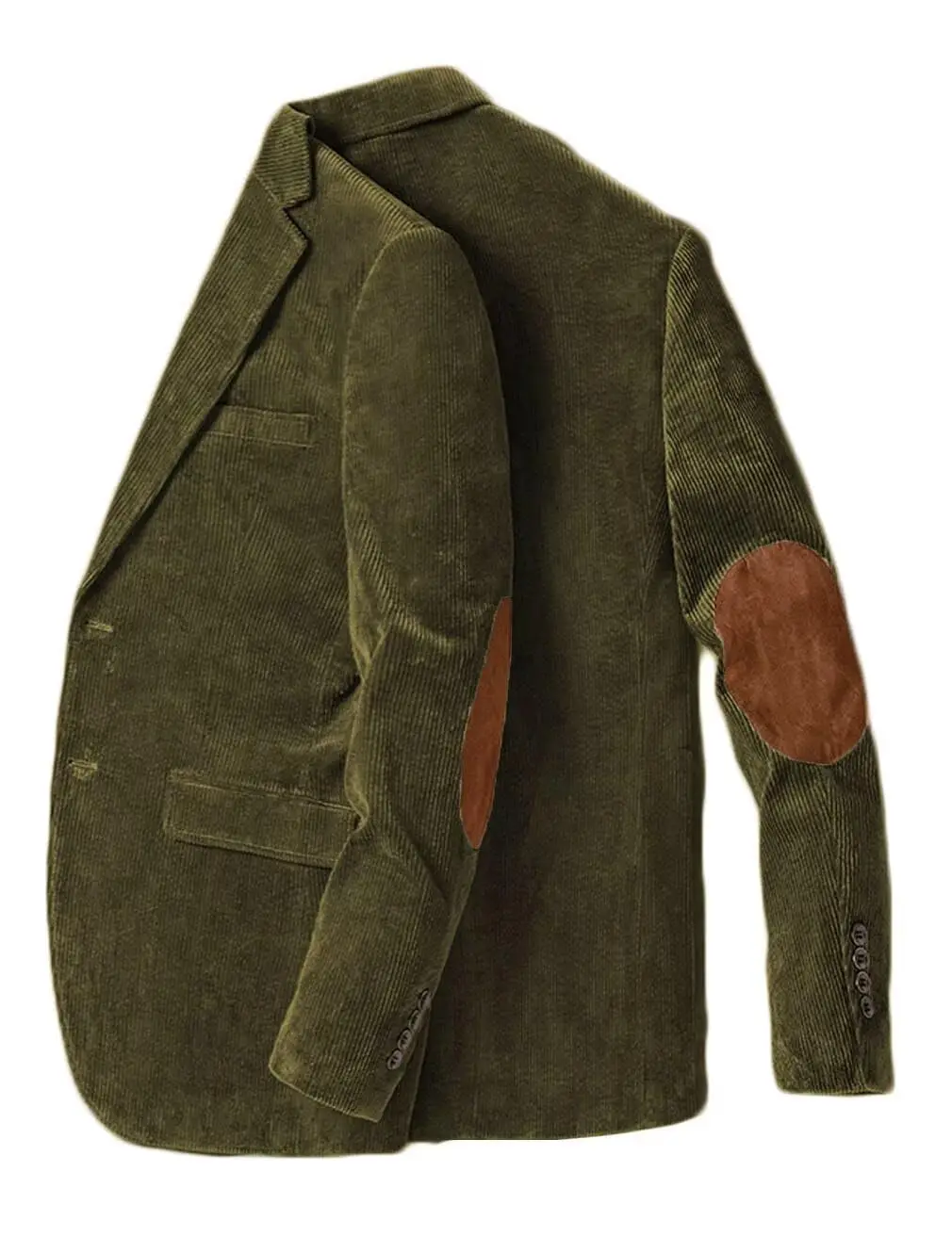 سترة رجالية كاجوال من سروال قصير مع رقعة كوع معاطف رياضية للربيع والخريف سترة رجالية غير رسمية بصدر واحد #2