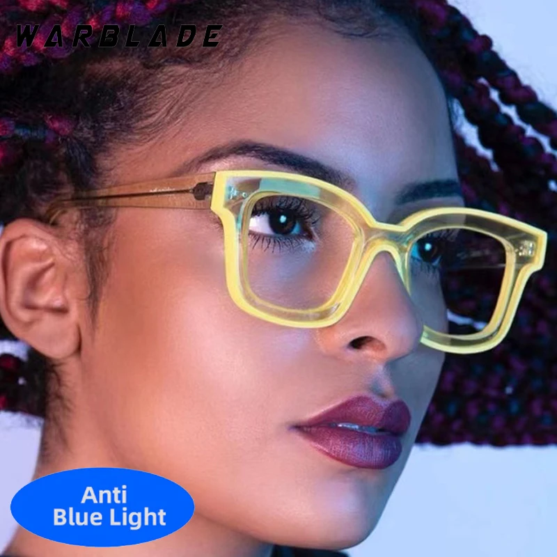 

Trend Design Small Square Frame TR90 Glasses Men Women Luxury Brand Rice Nail Decorate Computer Optical Anti-Blue Light Eyewear
