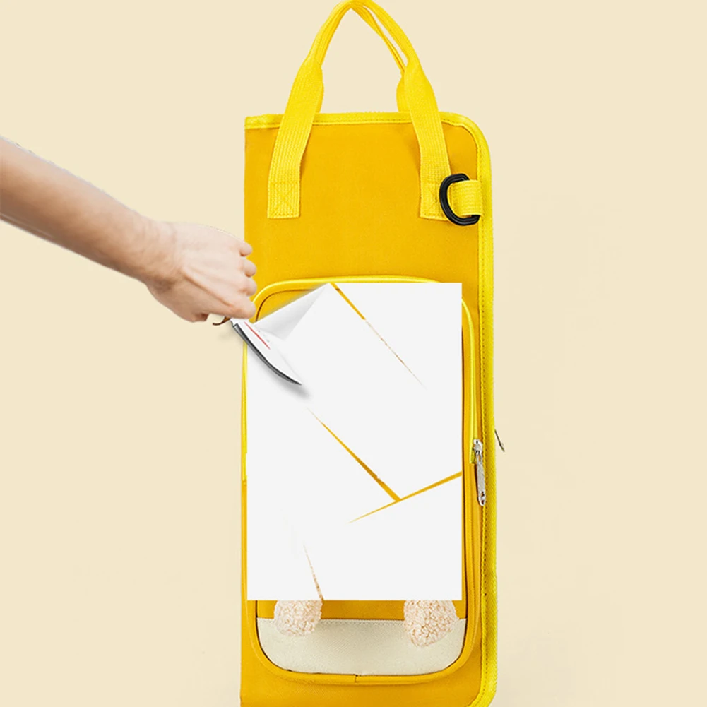 For Percussion Storage Drum Bag Case with Adjustable Strap and Weatherproof Oxford Fabric for Easy Transport and Protection