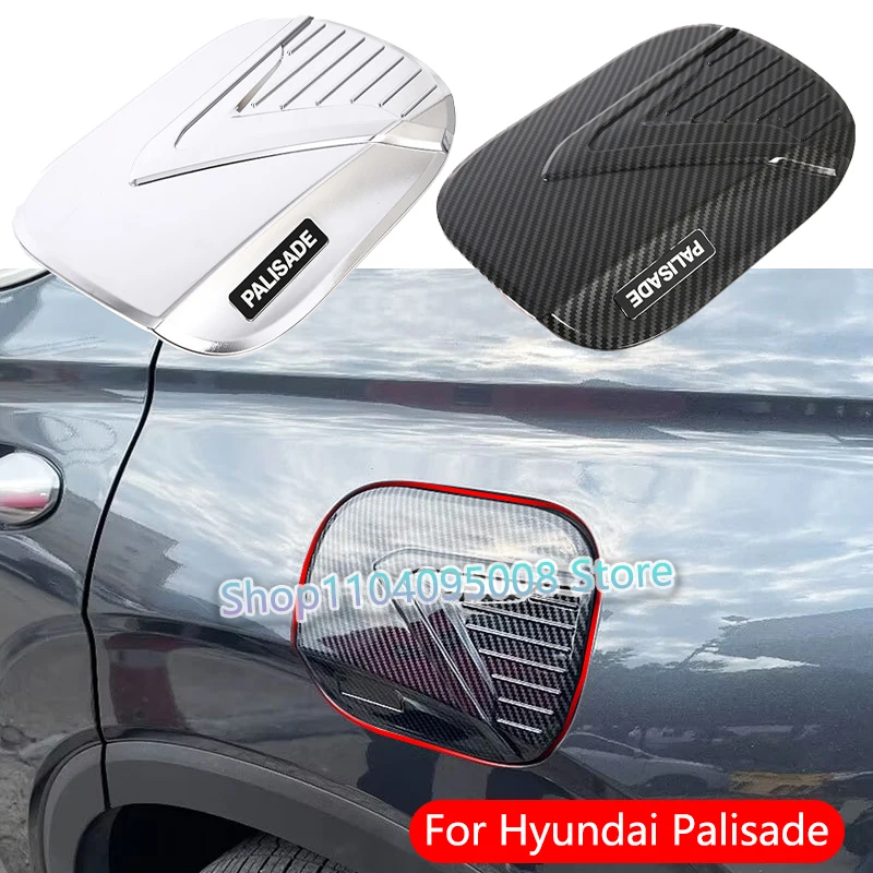 

For Hyundai Palisade 2020 2021 2022 2023 Car Accessories Fuel Tank Cap Cover Car-Styling Trim Oil Fuel Cap Protective