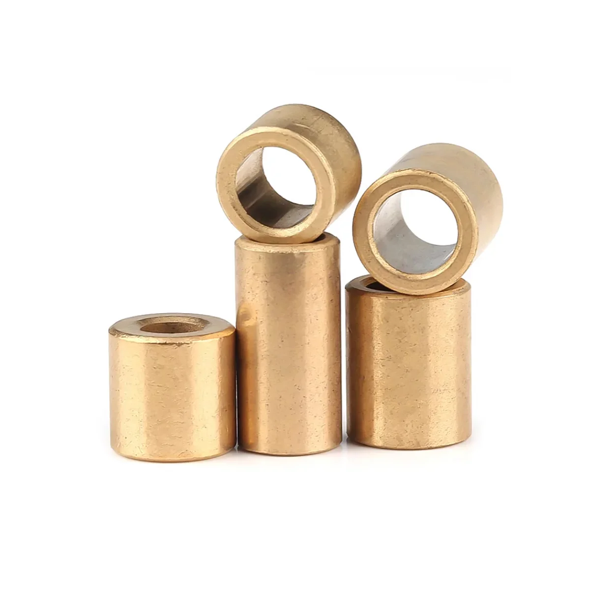 Copper Based Alloy Powder Metallurgy Oil Containing Copper Liner Gasket Wear-Resistant Bearing Sleeve Inner Diameter M3M4M5-M20