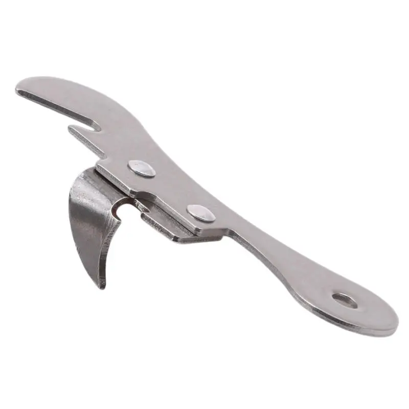 Multifunction Stainless Steel Manual Can Opener Safe Side‑Cut Tin Jar Opener Practical Household Kitchen Tool