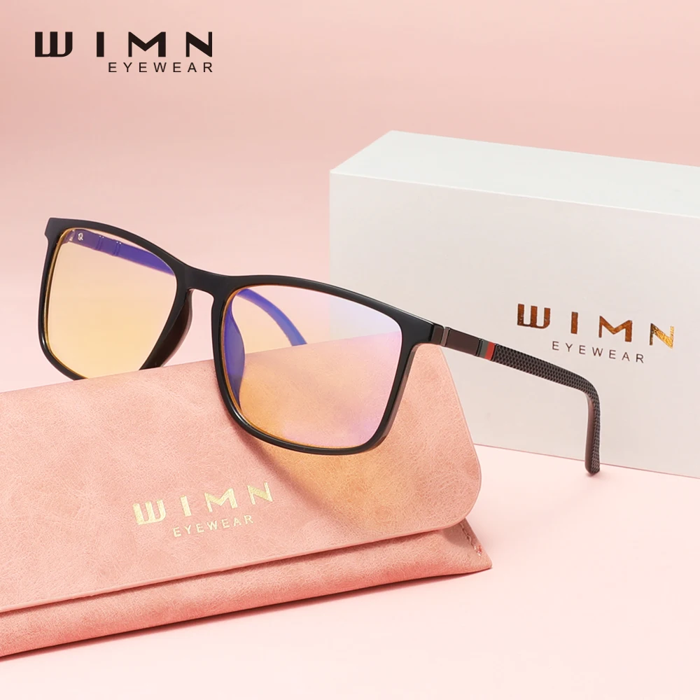 

WIMN Anti-Blue Ray Glasses Men/Women Phone Computer Blue Blocking Eyewear Rectangle Reading Eyeglasses