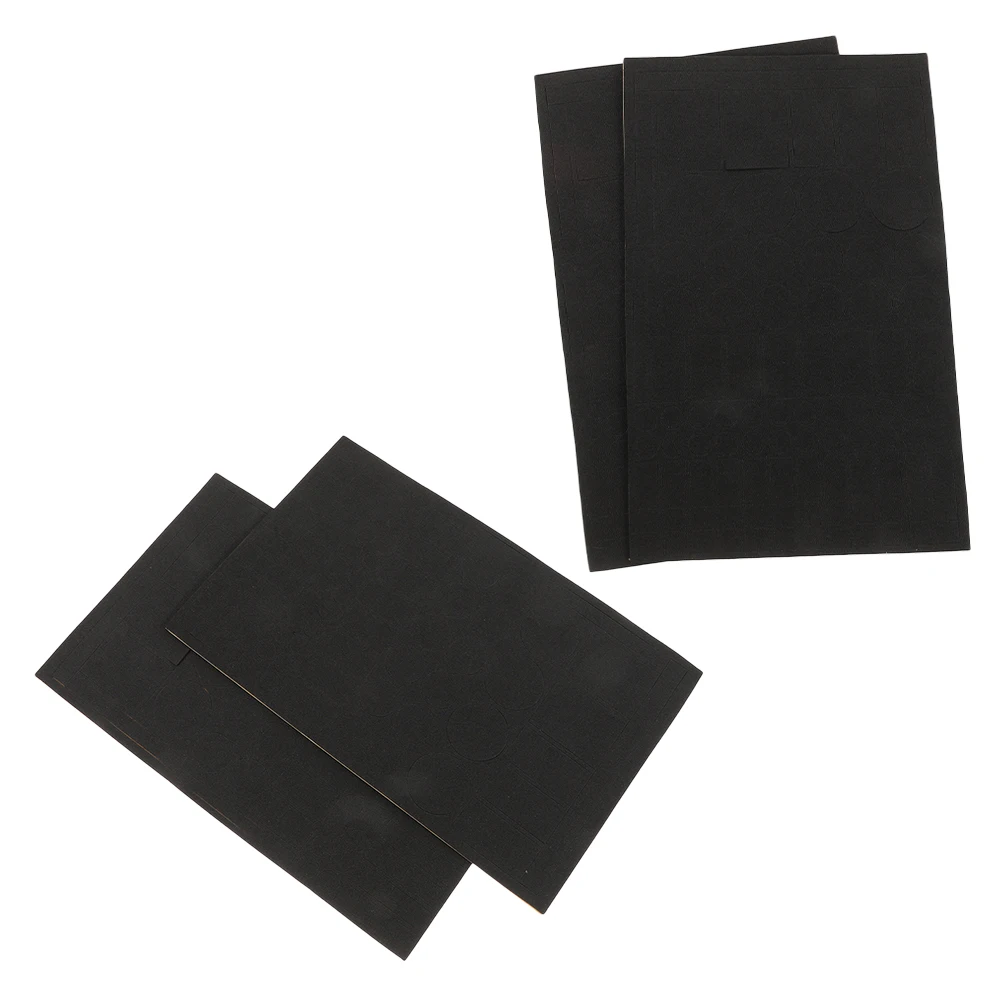

4pcs Blackout Sticker for LED Light Clings Sheets Filtering Film Reusable Easy Installation Waterproof