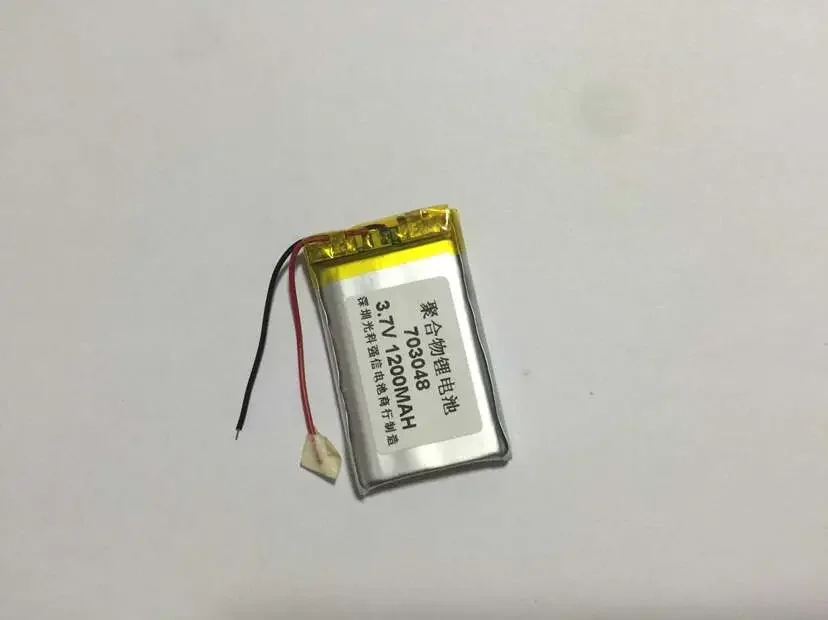 Nueva batería de polímero de litio de 3,7 V de plena capacidad 703048   Walkie talkie GPS 1200MAH / equipo / Mini