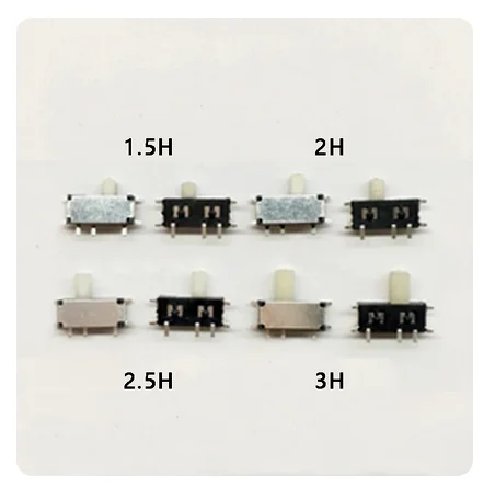 10pcs MSK12C01 MSK-12C01 micro slide switch power supply switch small pull switch 7 p 7 needle miniature toggle switch MSK12C02