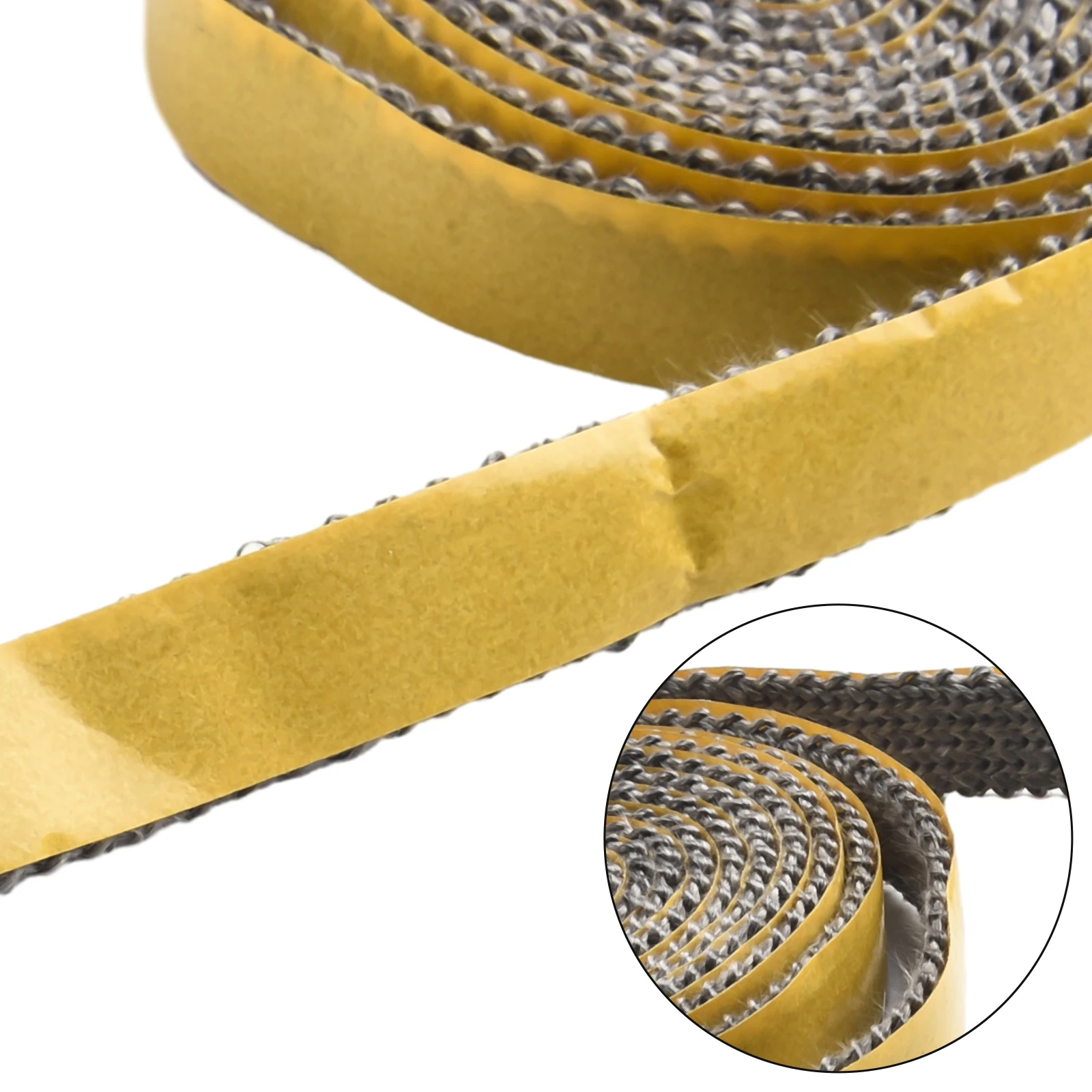 Glass Seal Fiberglass Stove Rope 10mm Width 2mm Thickness for Fire Door and Expansion Joint Packing with Thermal Stability
