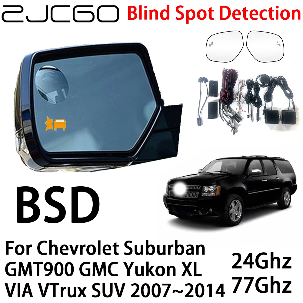 

ZJCGO Car BSD Radar Warning System Blind Spot Detection Alert for Chevrolet Suburban GMT900 GMC Yukon XL VIA VTrux SUV 2007~2014