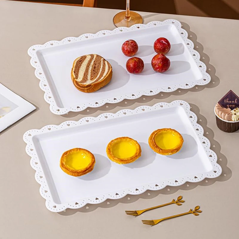 

1Pc Elegant Plastic Cake Stand Display Holder Tray for Wedding Birthday Party Christening Bridal Shower Christmas