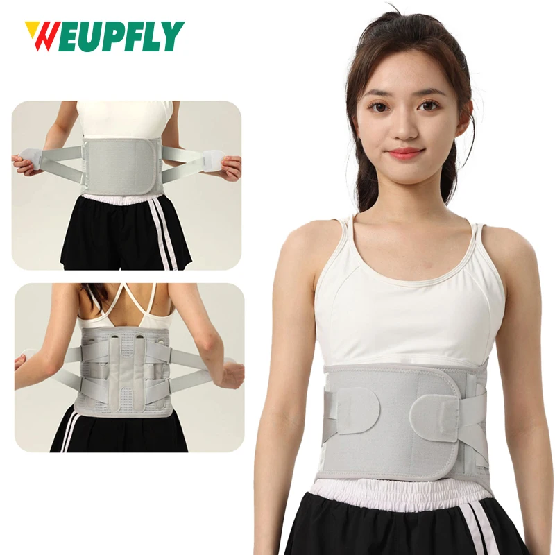 

1 шт. бандаж для облегчения боли в пояснице для женщин/мужчин с поясничной подушечкой, поддерживающий пояс для спины с 4 опорами для тяжелого лифтинга