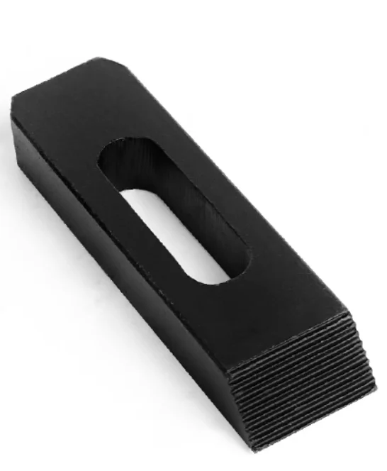 Step clamp M8 M10 M12 M16 straight tooth clamp block Pressing Plate black oxide finish heat treated 45#steel 10.9 Lever