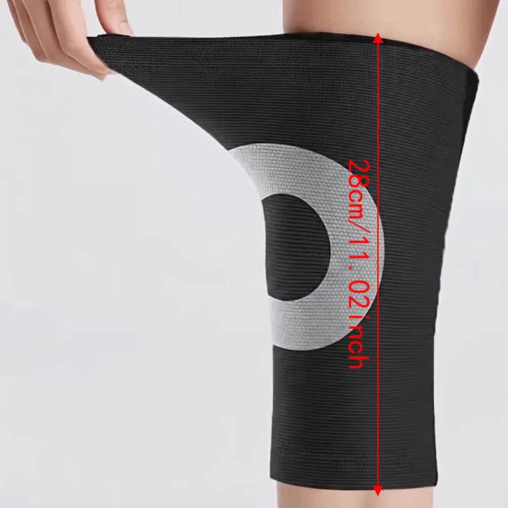 Daily Warm Thickened Knee Pads Elastic Windproof Elderly Leg Sleeve Coldproof Plus Velvet Knee Warmers Unisex