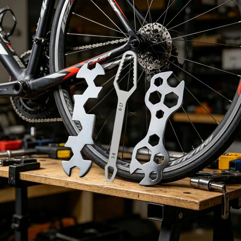 3-teiliges Multifunktions-Fahrrad-Inbusschlüssel-Set 3-17mm Tragbares Multifunktions-Fahrradreparatur-Werkzeug Mountainbike-Handwerkzeug-Set